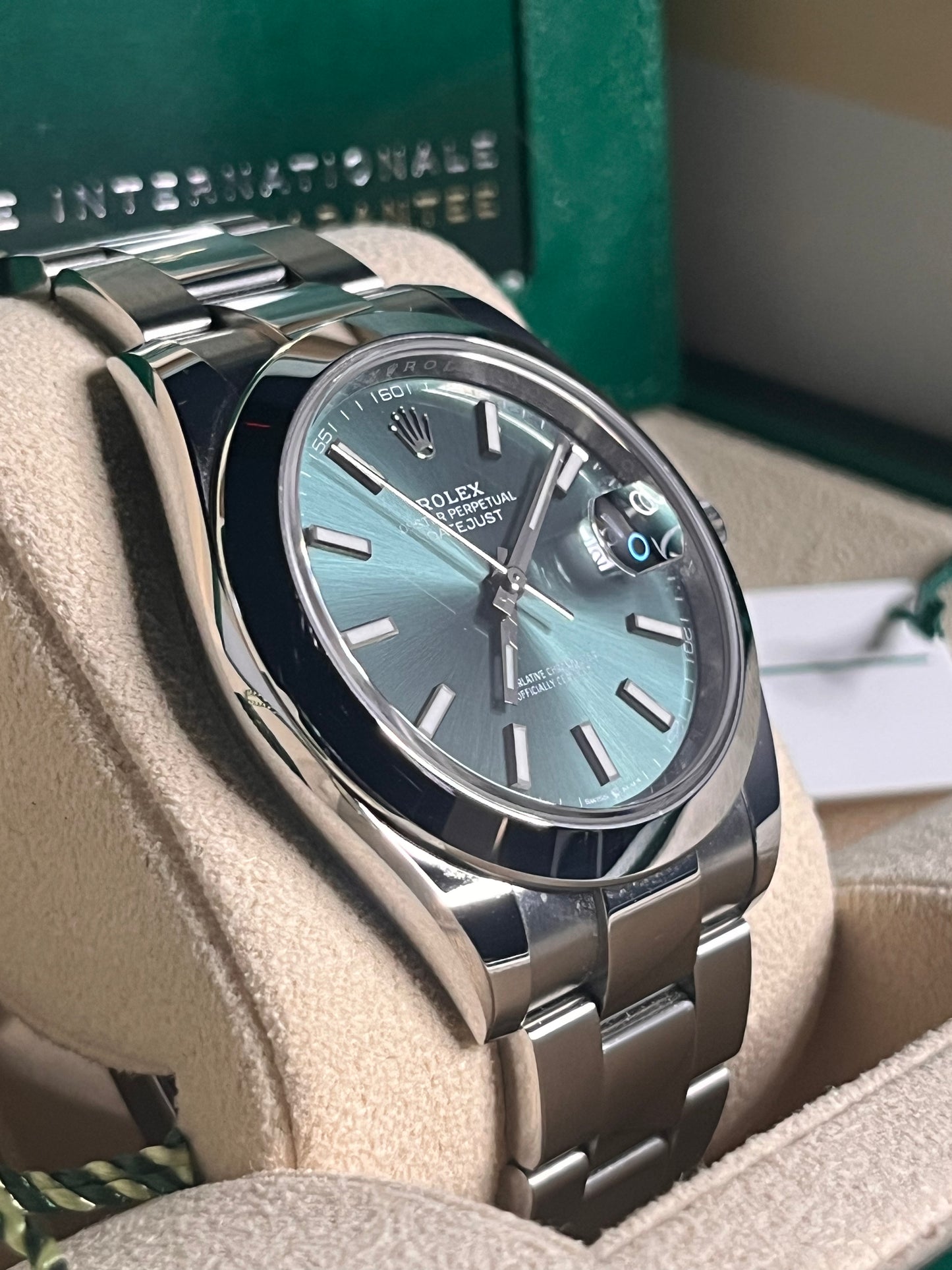 Datejust 41 Mint Green dial 2023
