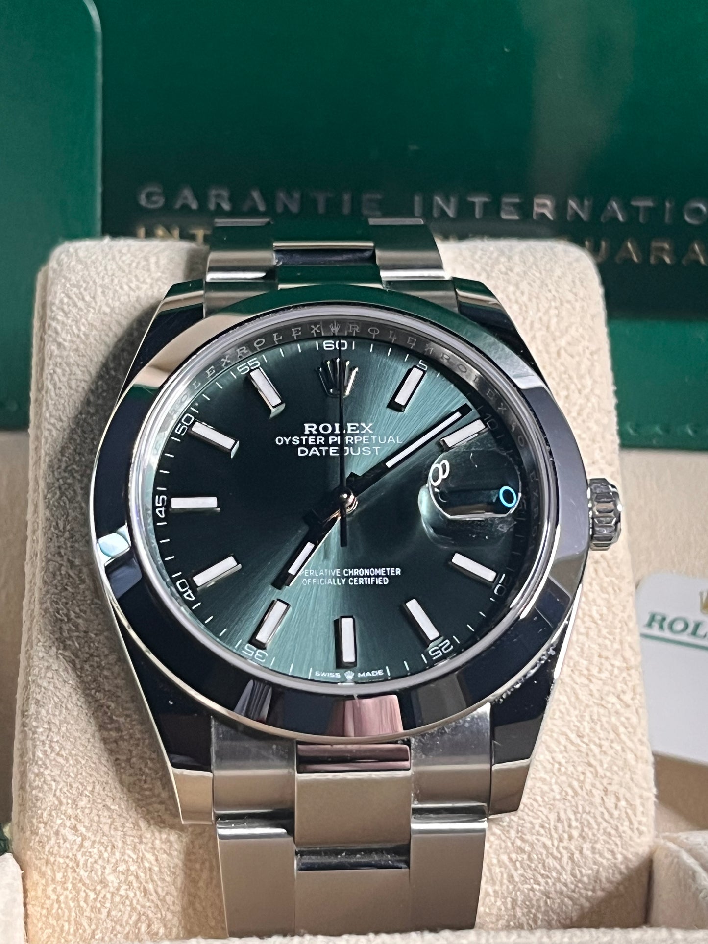 Datejust 41 Mint Green dial 2023