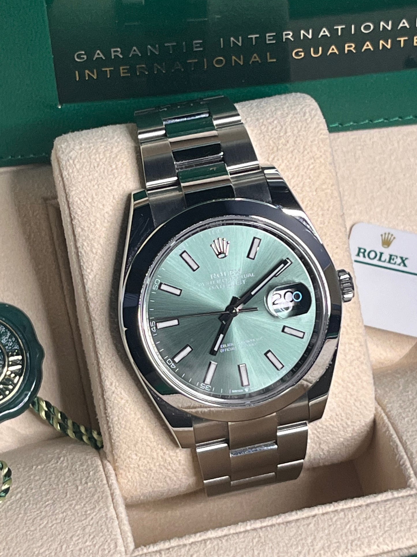 Datejust 41 Mint Green dial 2023