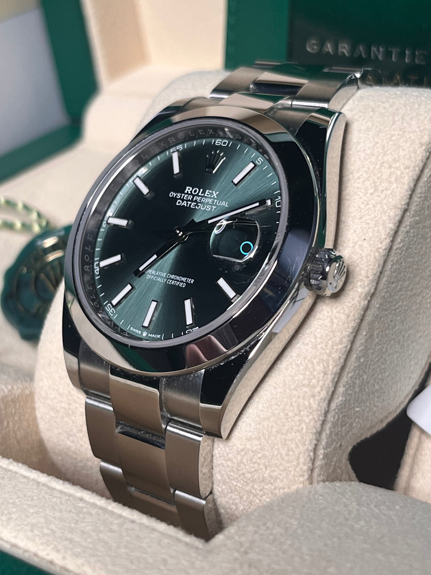 Datejust 41 Mint Green dial 2023