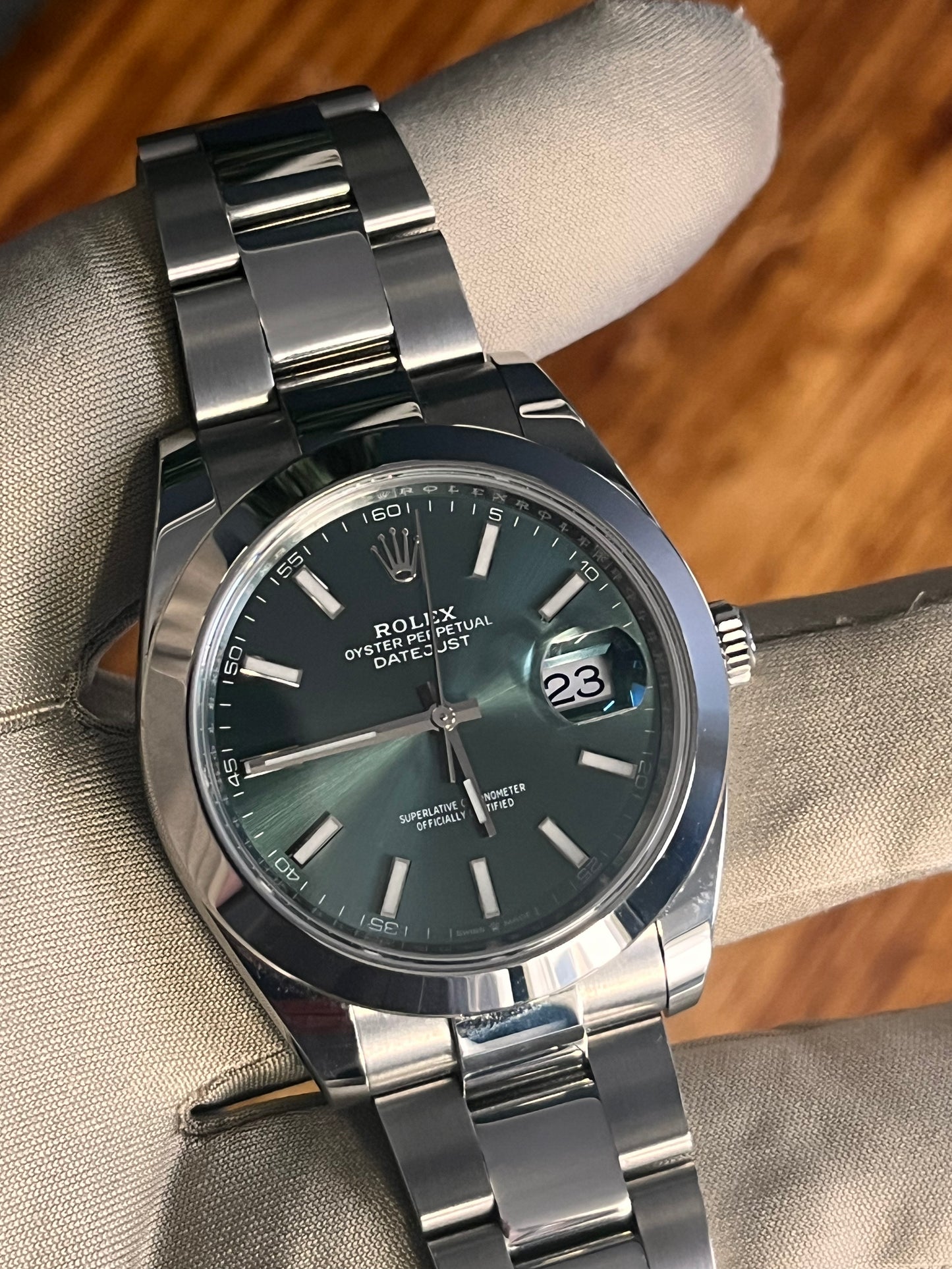 Datejust 41 Mint Green dial 2023