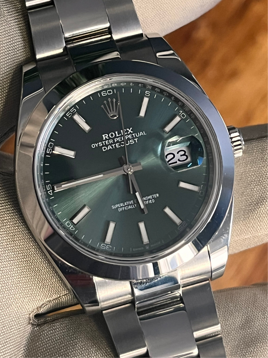 Datejust 41 Mint Green dial 2023